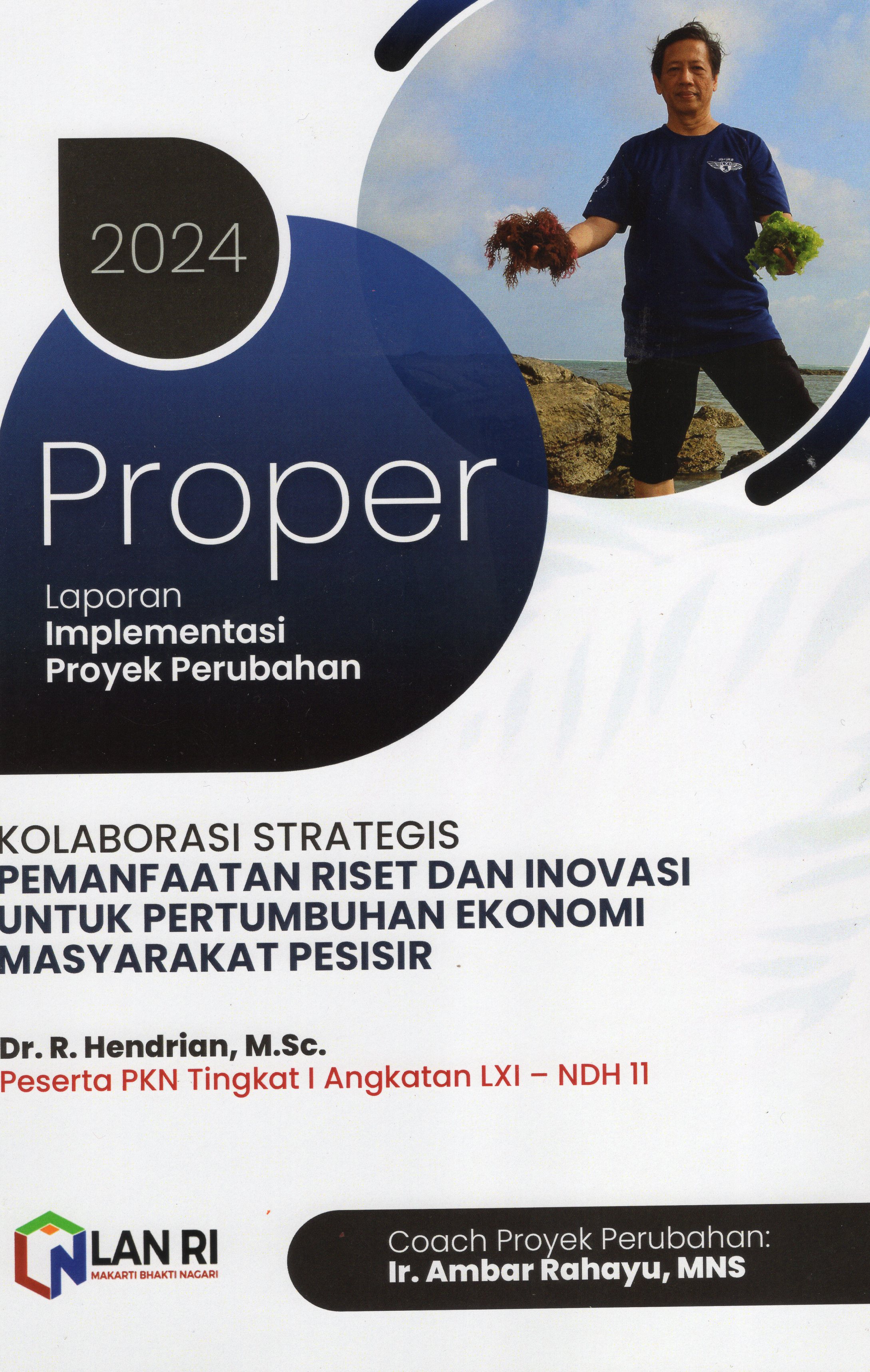 Cover Kolaborasi Strategi Pemenfaatan Riset Dan Inovasi Untuk Pertumbuhan Ekonomi Masyarakat Pesisir  R Hendrian
