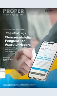 Penguatan Fungsi Clearance Intelijen Pengamanan Aparatur Negara / Prastiyo K